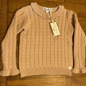 tartine et chocolat notre dame de paris beige 3a - girls - cashmere & lurex